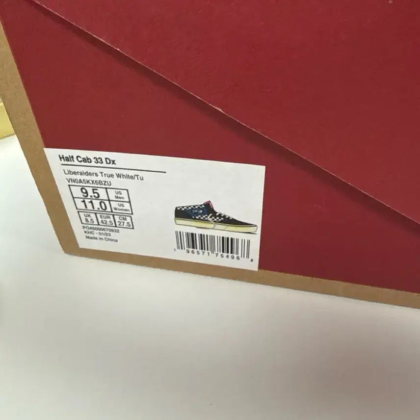 [BUNJANG] Vans Half Cab Black Yellow Checkerboard Sneakers / 반스 하프캡 블랙 옐로우 체커보드 스니커즈