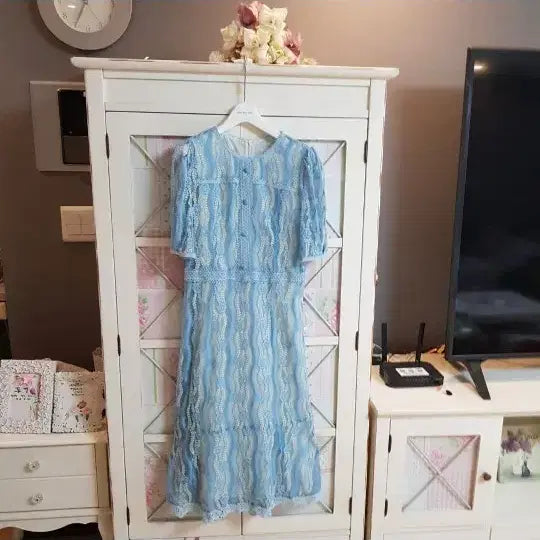 [BUNJANG] ON&amp;ON Lace Long Dress Size 55 / 온앤온 레이스 롱원피스/55