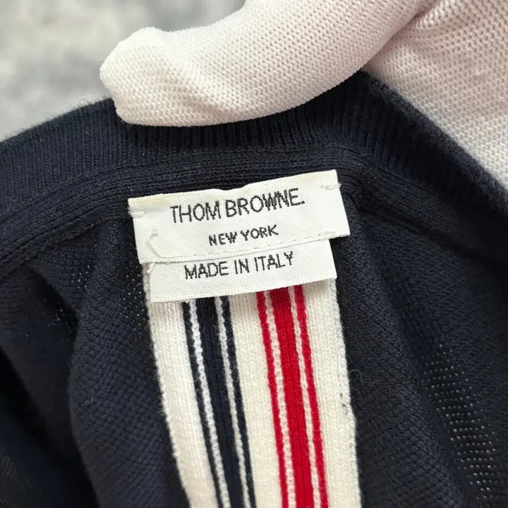 [BUNJANG] Thom Browne Back Stripe Short Sleeve T-Shirt Navy Size 2 / 톰브라운 백삼선 반팔 네이비 2사이즈