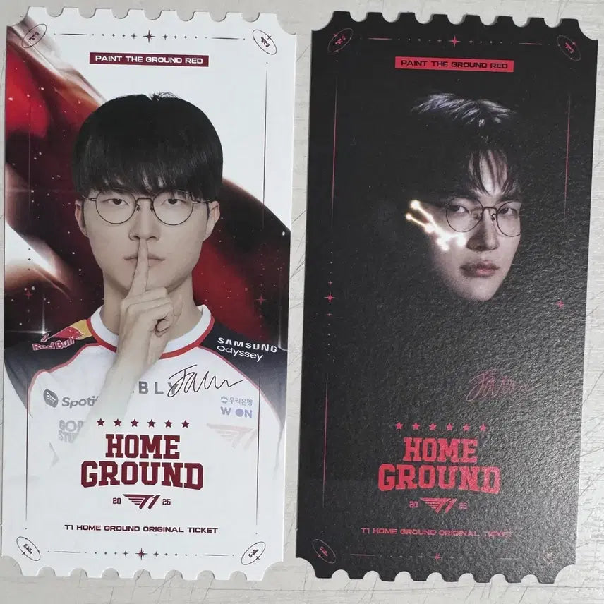 [SOLD OUT] 티원 페이커 홈그라운드 오리지널 입장 티켓 2종 양도 케리아페이즈도란오너