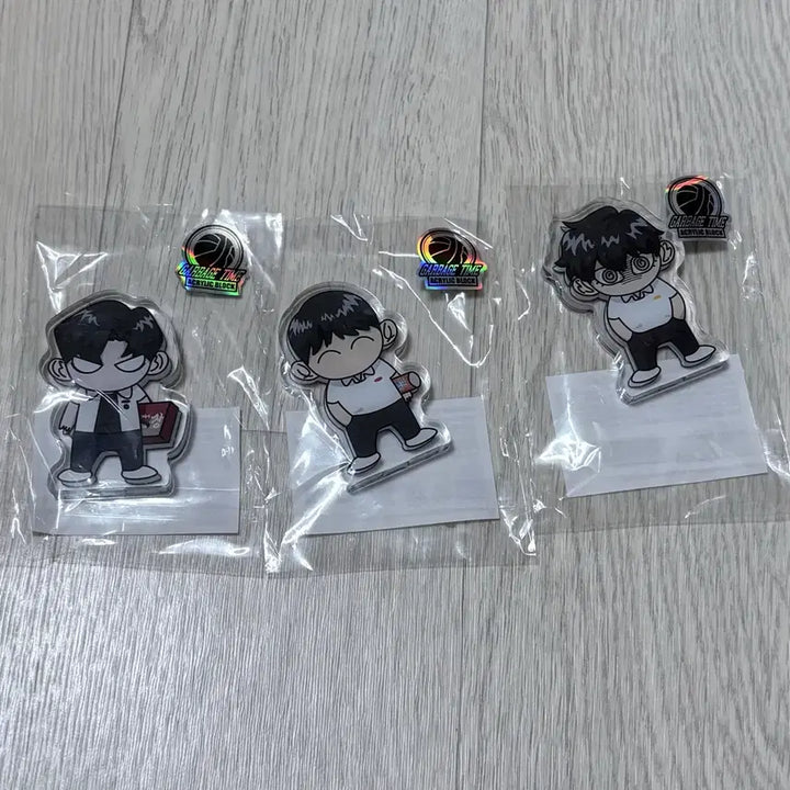 [BUNJANG] Garbage Time Popup Acrylic Block Set (Jeon Young-joong, Sung Joon-soo, Choi Jong-soo) / 가비지타임 팝업 아크릴블록 전영중 성준수 최종수 일괄