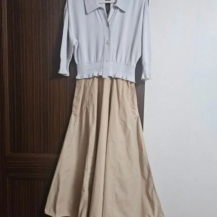 [BUNJANG] System Knit Combo Dress / 한섬 시스템 원피스