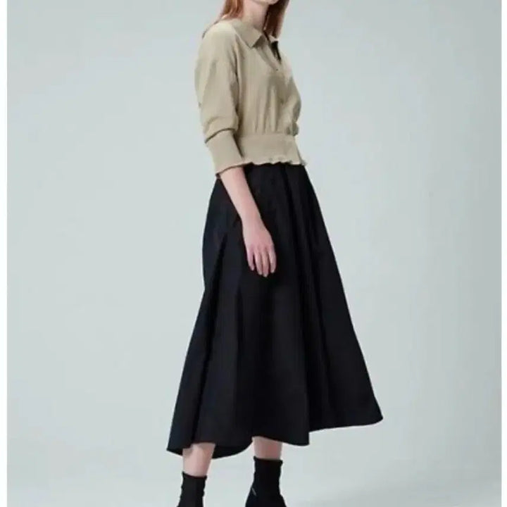 [BUNJANG] System Knit Combo Dress / 한섬 시스템 원피스