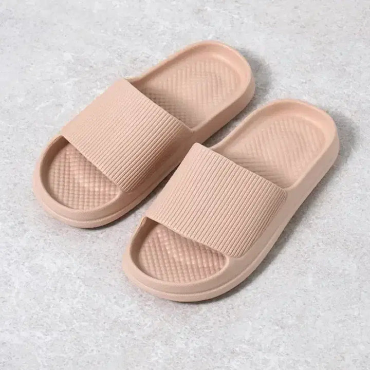 [BUNJANG] Beige Comfortable Slippers Size 240 / 베이지색 슬리퍼 240