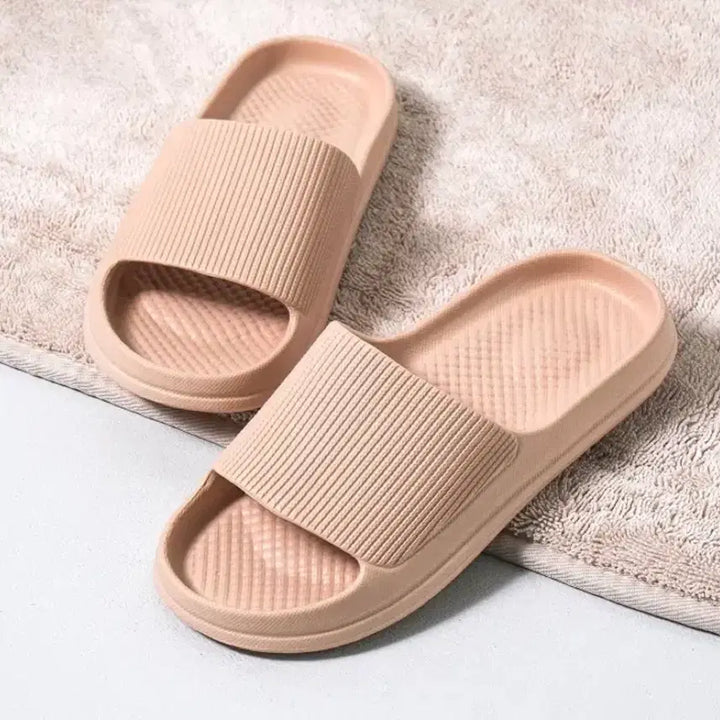 [BUNJANG] Beige Comfortable Slippers Size 240 / 베이지색 슬리퍼 240