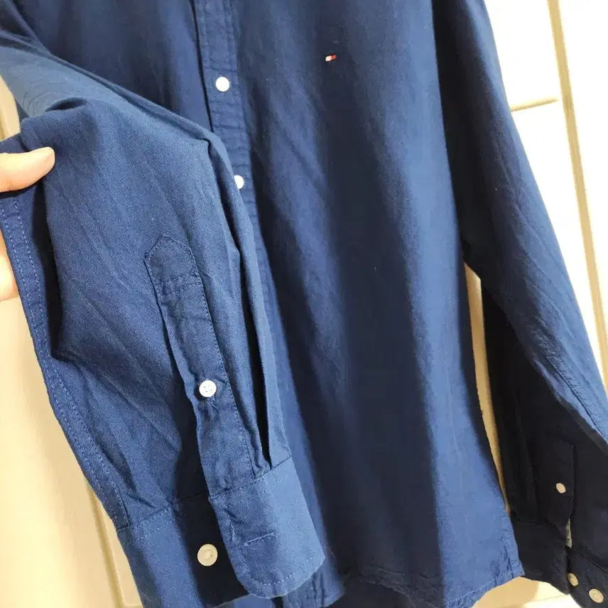 [BUNJANG] Tommy Hilfiger Oxford Shirt Navy / 타미힌피거 - 옥스포드 셔츠 남방