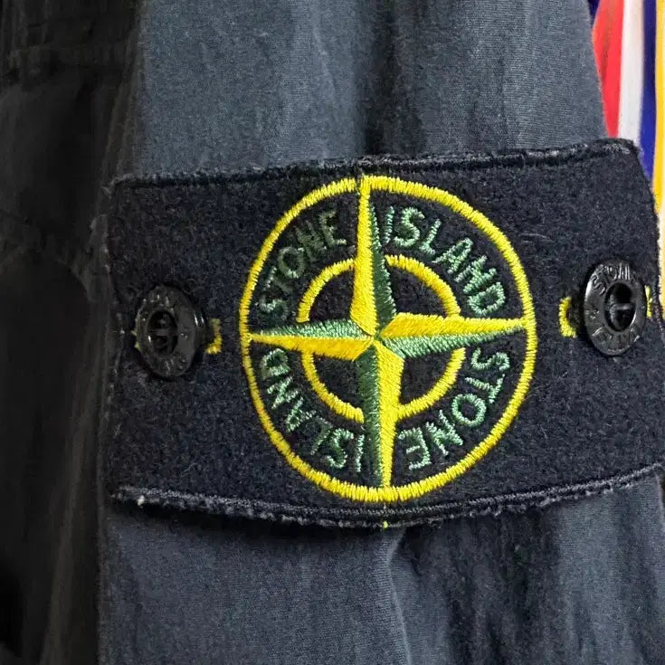 [SOLD OUT] [S] 스톤아일랜드 18ss 올드이펙트 오버셔츠 블랙