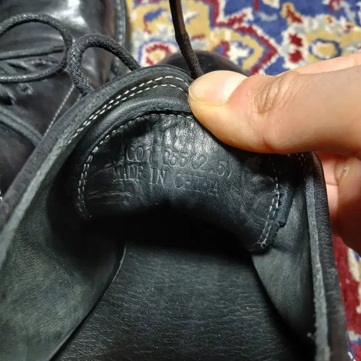 [BUNJANG] Scomber Grix Black Horse Leather Derby Shoes / (255 / 실측 270~275) 스컴버 그릭스 블랙 홀스레더 말가죽더비