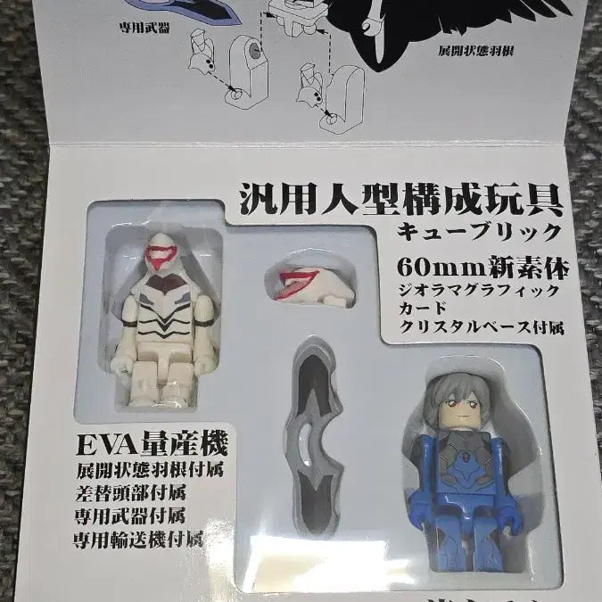 [BUNJANG] Medicom Toy Kubrick Evangelion Production Model Unsealed / 메디콤토이 정품 큐브릭 에반게리온 양산기 미개봉 - 1번