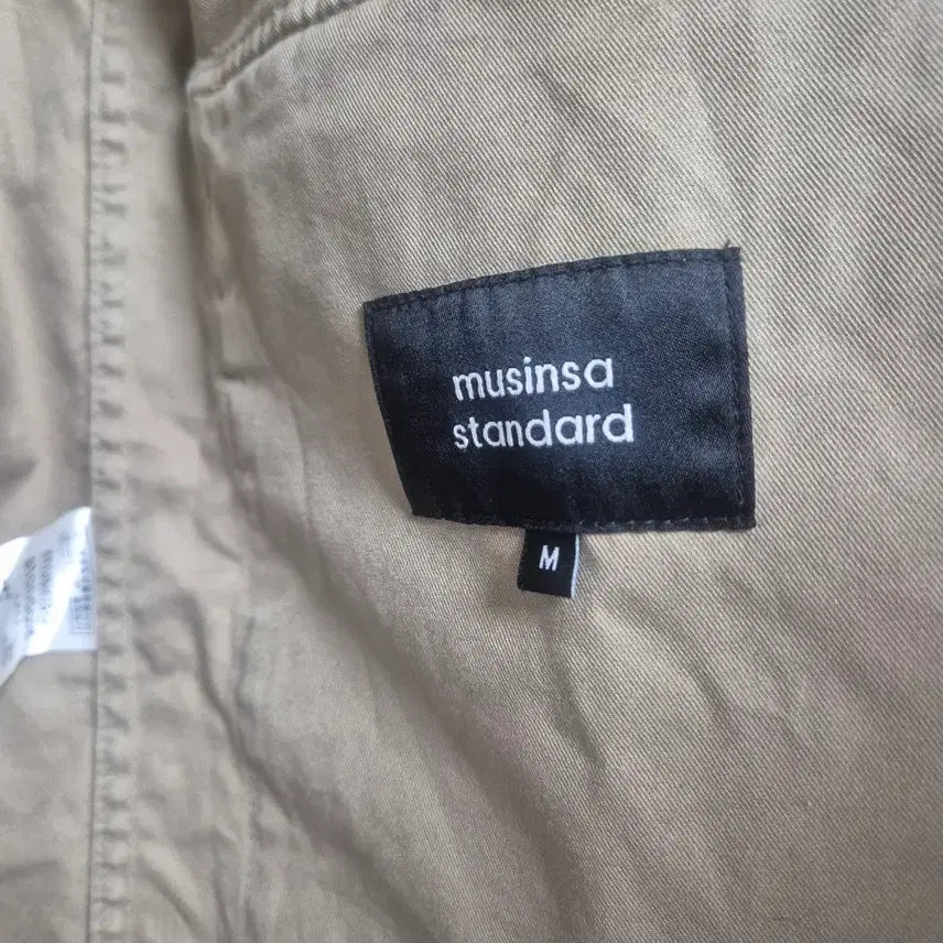 [SOLD OUT] 무신사 스탠다드 베이지 퍼티그 자켓 M95