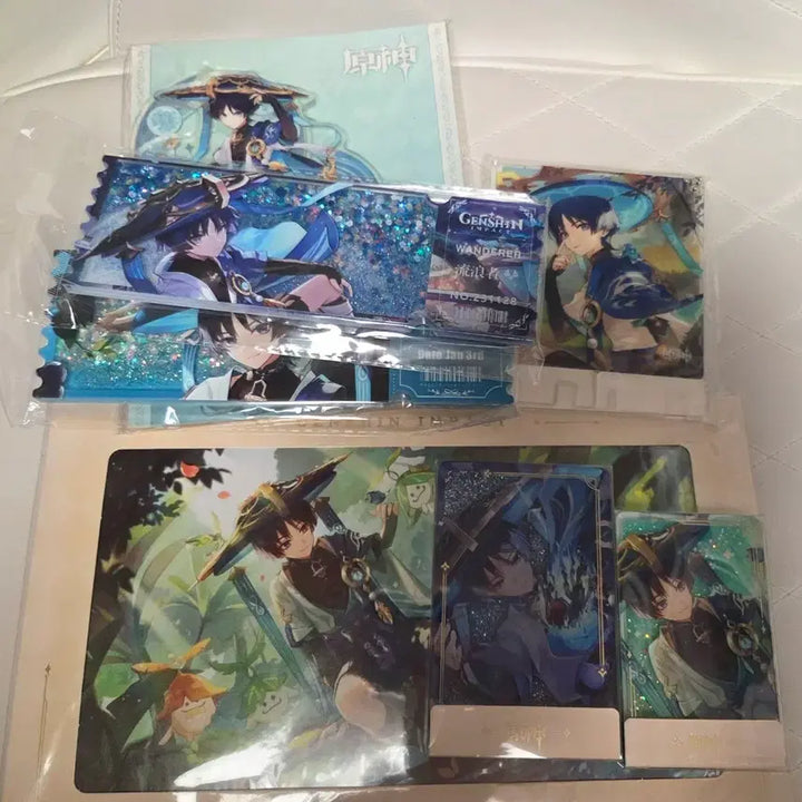 [BUNJANG] Genshin Impact Wanderer Goods Set / 원신 방랑자 Wanderer 굿즈 세트