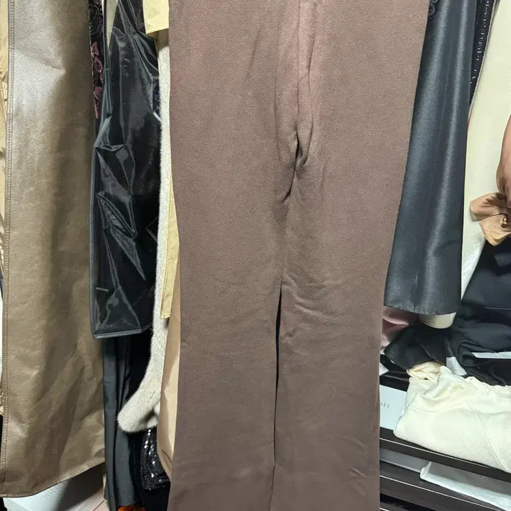 [BUNJANG] Zara Bootcut Cotton Pants - Brown (Size S) / 자라 부츠컷 팬츠 S (새상품)