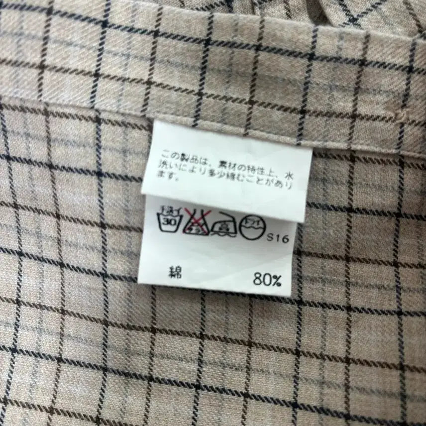 [SOLD OUT] 일제 버버리 체크셔츠 사이즈 105