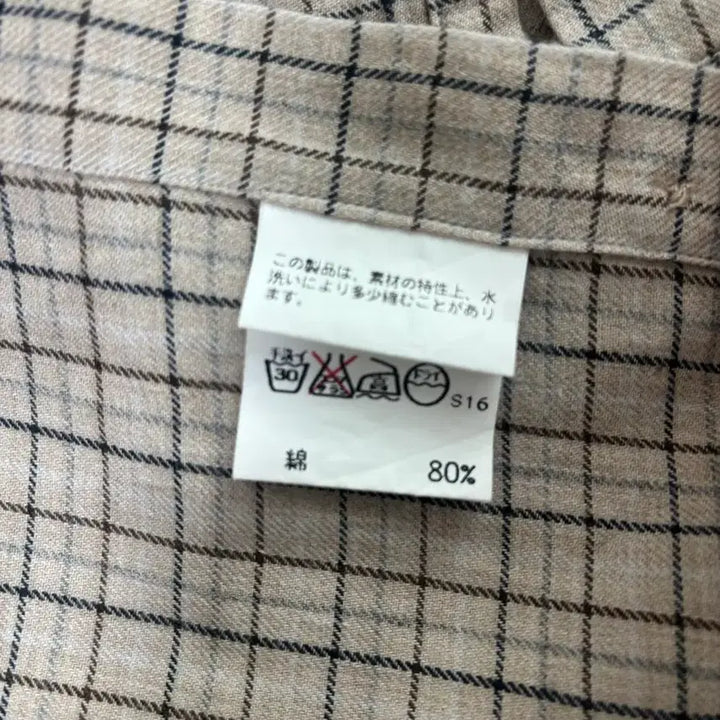 [SOLD OUT] 일제 버버리 체크셔츠 사이즈 105