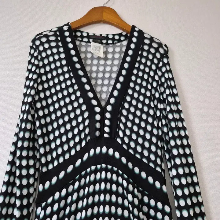 [BUNJANG] Custo Barcelona Black Polka Dot Long Dress / [쿠스토바로셀로나]블랙 도트 롱 원피스