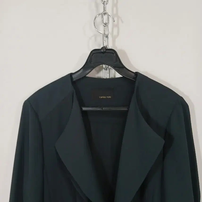 [BUNJANG] Kairys Note Colorblock Roll-Up Chiffon Jacket / 케리스노트. 그린 배색 쉬폰 자켓
