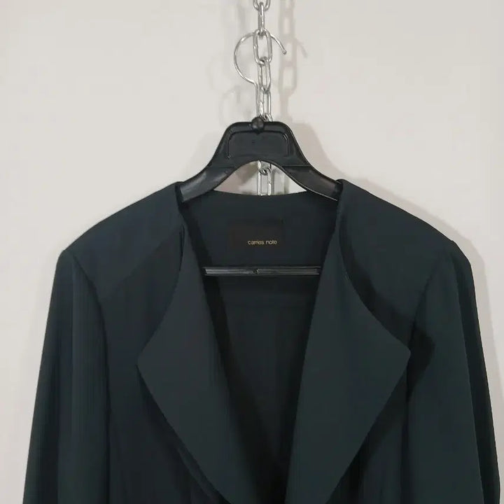 [BUNJANG] Kairys Note Colorblock Roll-Up Chiffon Jacket / 케리스노트. 그린 배색 쉬폰 자켓