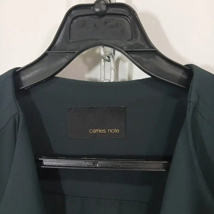 [BUNJANG] Kairys Note Colorblock Roll-Up Chiffon Jacket / 케리스노트. 그린 배색 쉬폰 자켓