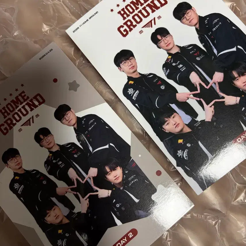 [BUNJANG] T1 Home Ground Membership Postcard Day 2, 3 Bundle Set / 티원 t1 홈그라운드 멤버십 엽서 Day2, 3