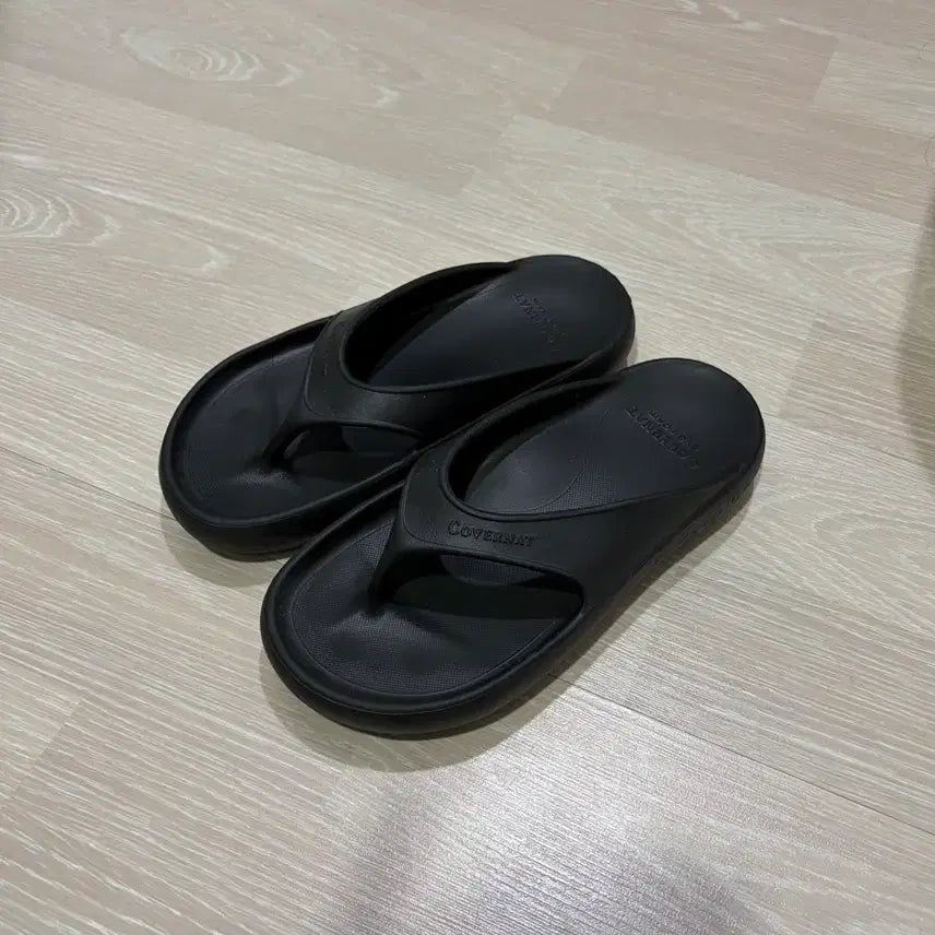 [BUNJANG] Covernat Flip-Flops Sandals Black 240 / 커버낫 플립플랍 쪼리 샌들 블랙 240