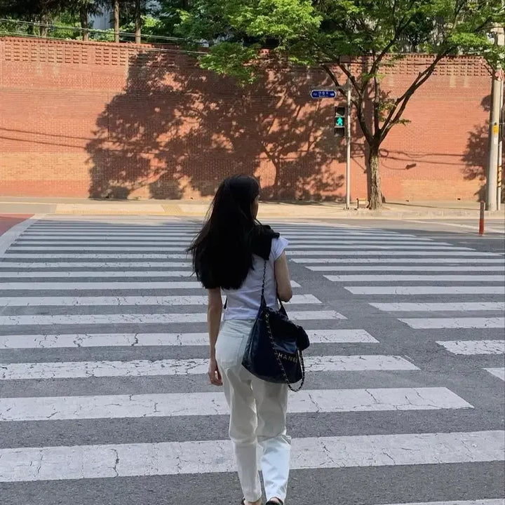 [BUNJANG] Yoonseul Shop White Denim Wide Fit Pants M / 윤슬샵 yoonseul shop 화이트데님 M
