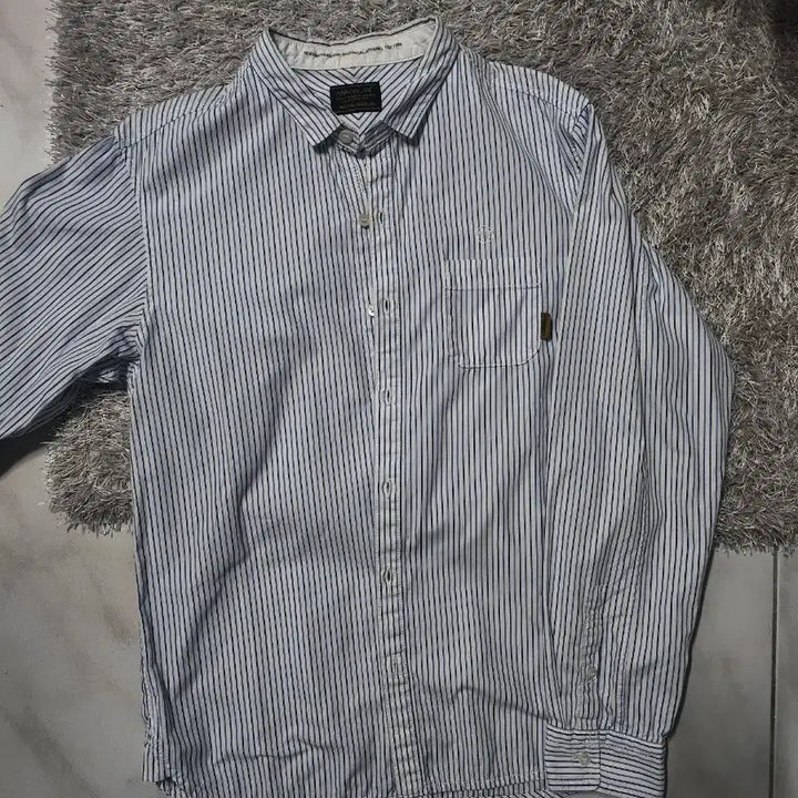 [BUNJANG] Neighborhood Stripe Shirt / 네이버후드 스트라이프 셔츠