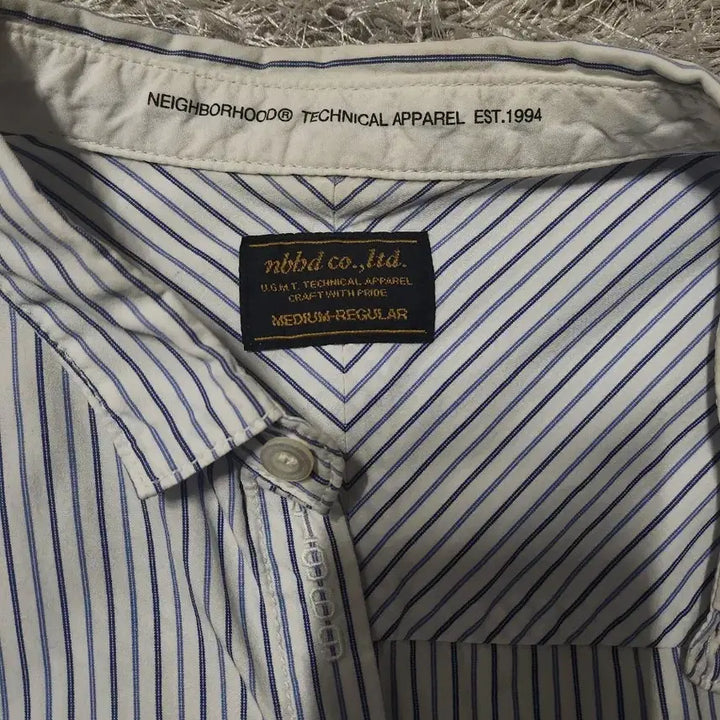 [BUNJANG] Neighborhood Stripe Shirt / 네이버후드 스트라이프 셔츠
