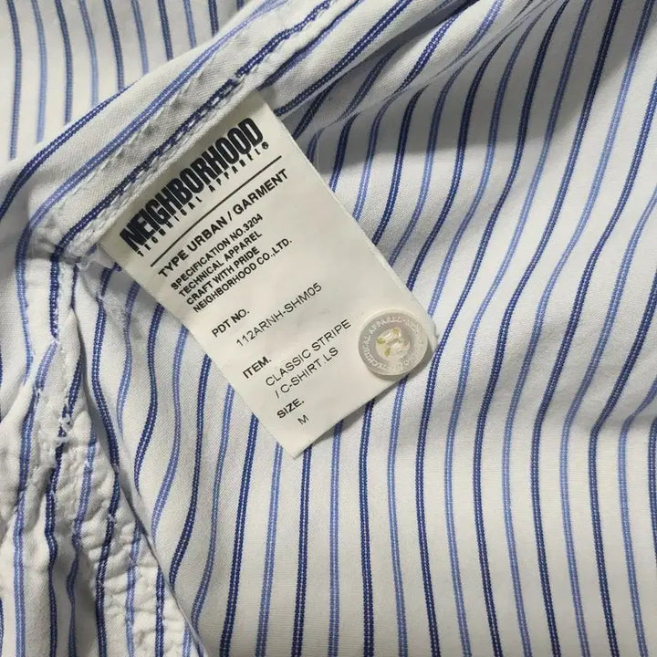 [BUNJANG] Neighborhood Stripe Shirt / 네이버후드 스트라이프 셔츠