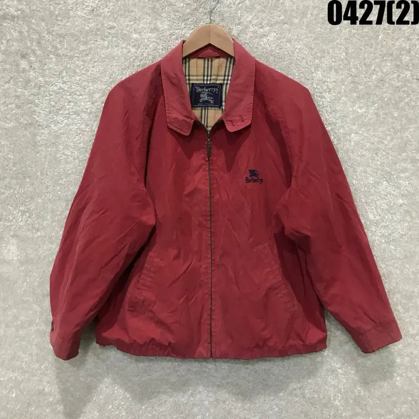 [SOLD OUT] Burberrys 레드 컬러 바람막이 자켓 m