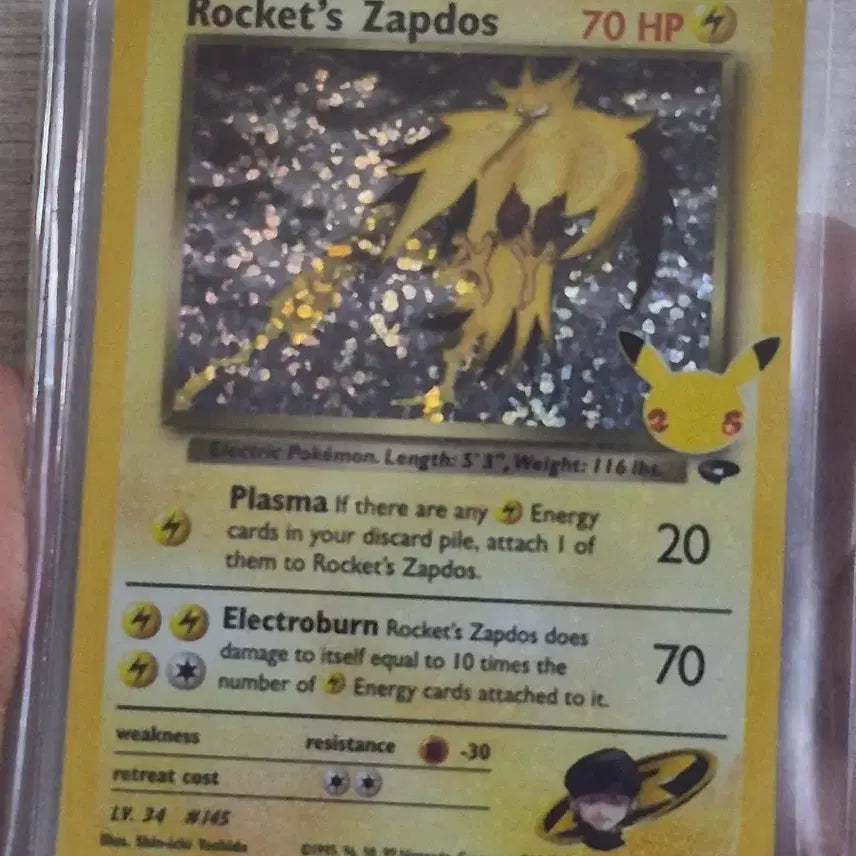 [BUNJANG] Pokemon 25th Anniversary Thunders Card / 포켓몬카드 미판 25주년 썬더