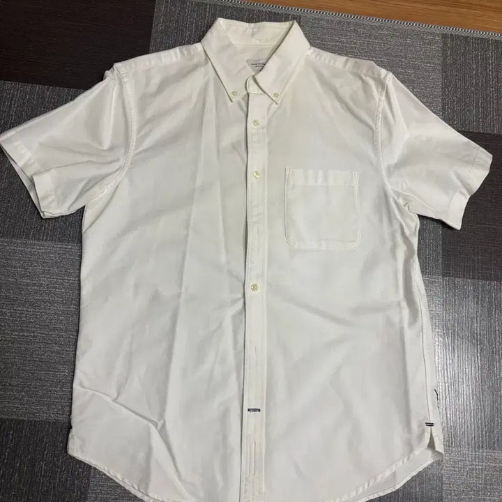 [BUNJANG] Club Monaco White Short Sleeve Shirt Slim Fit M / 클럽모나코 화이트 반팔 셔츠 M슬림