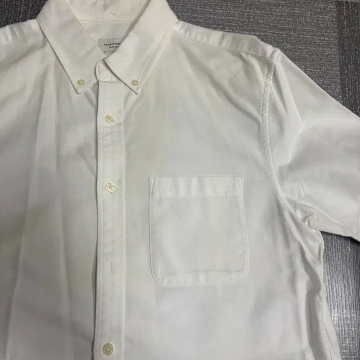 [BUNJANG] Club Monaco White Short Sleeve Shirt Slim Fit M / 클럽모나코 화이트 반팔 셔츠 M슬림