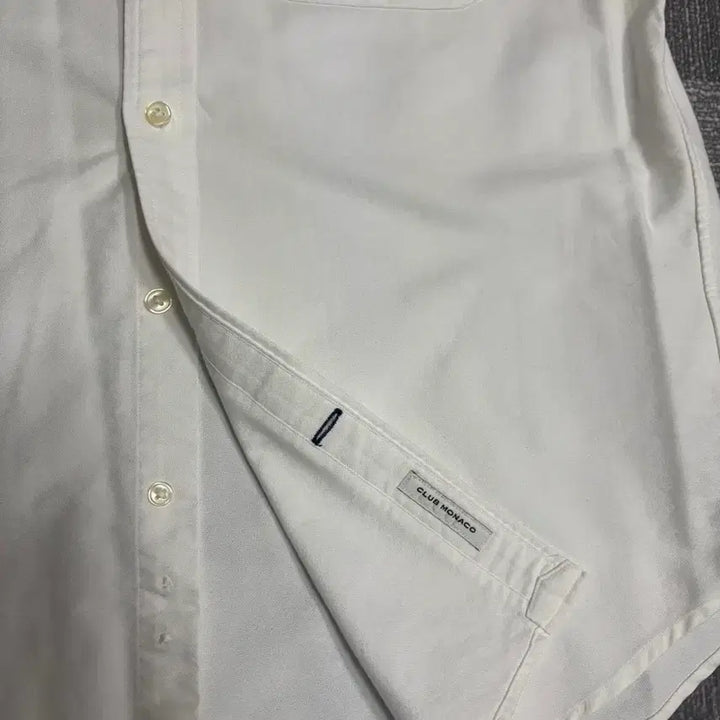 [BUNJANG] Club Monaco White Short Sleeve Shirt Slim Fit M / 클럽모나코 화이트 반팔 셔츠 M슬림