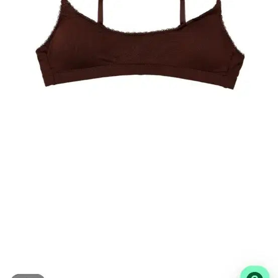 [BUNJANG] Goblinwear Scoop Neck Bralette Espresso / 고블린웨어 스쿱넥 브라렛