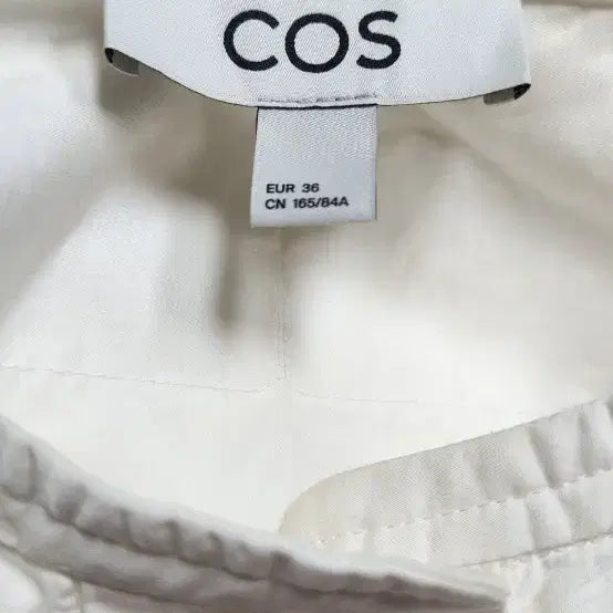[BUNJANG] COS White Long Shirt Dress / COS 코스 화이트 롱 셔츠 원피스
