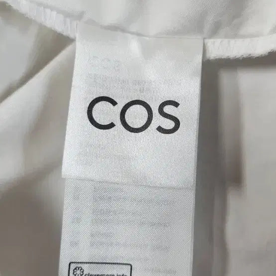 [BUNJANG] COS White Long Shirt Dress / COS 코스 화이트 롱 셔츠 원피스