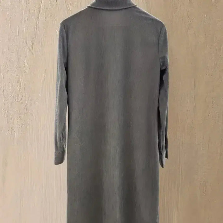 [BUNJANG] Grey Corduroy Shirt Dress / 그레이 코듀로이 셔츠 원피스