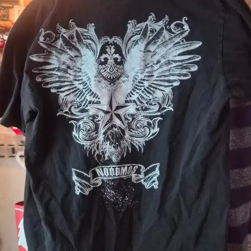 [BUNJANG] Unique Printing T-Shirts (Short &amp; Long Sleeve) / 2종 프린팅 티셔츠