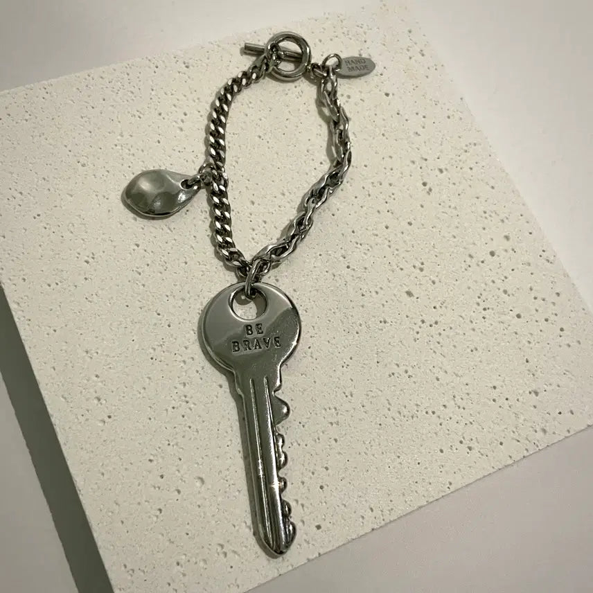 [BUNJANG] Handmade Keyring with Key Fragment Message / 열쇠 한 조각 메시지 핸드메이드키링