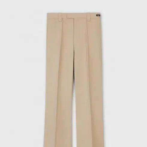 [BUNJANG] TAILEKANABI Flare Cotton Trousers Ivy Khaki Size 3 / 3] 타일레 카나비 플레어 코튼 트라우저 아이비 카키 색상 판매합니다