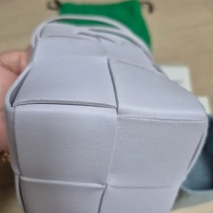 [BUNJANG] Bottega Veneta Cassette Mini Bucket Bag Lavender / 보테가베네타 카세트 미니 버킷백 라벤더 + 이너백