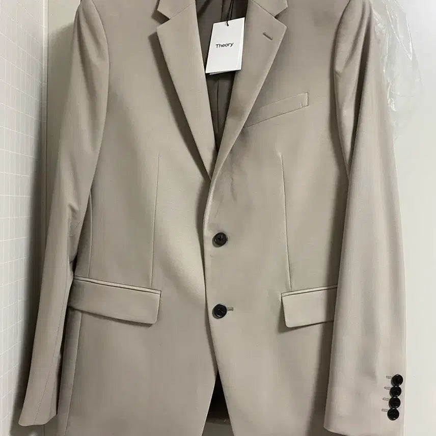 [BUNJANG] Theory New Tailor 2 Wool Blazer Dark Sand / 새상품 띠어리 챔버스 뉴테일러2 울블레이저 40R 다크샌드