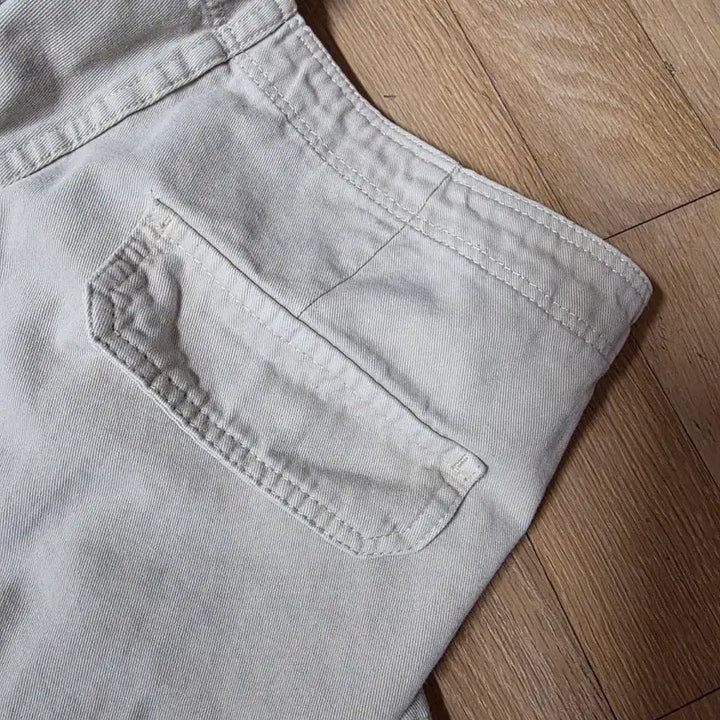 [BUNJANG] ZARA Beige Cotton Cargo Pants (MEX 28) / 자라 베이지색 면 카고 바지 mex 28
