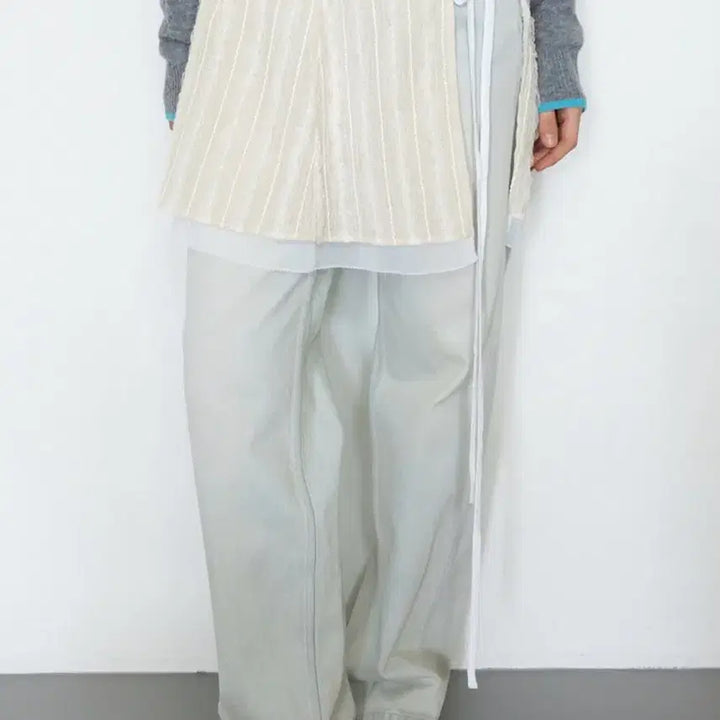 [BUNJANG] AND YOU Naivoder Washed Denim Pants Light Indigo Size 0 / 앤유 나이보더 워싱 데님팬츠 라이트인디고 0사이즈