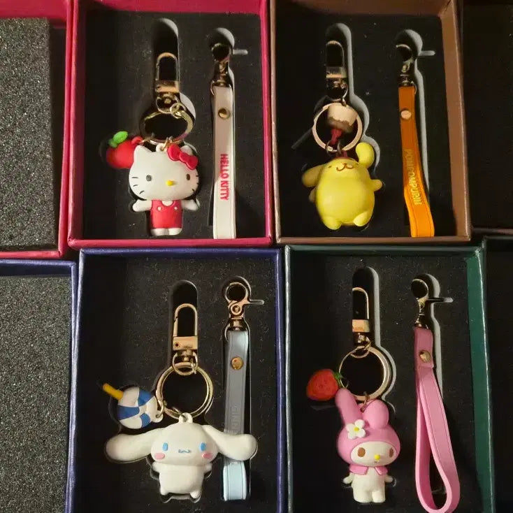 [BUNJANG] Sanrio Character Keyring Set (2019 Lotteria) / 산리오 키링 세트 미사용