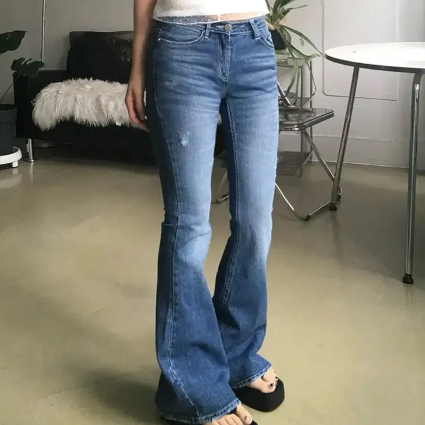 [BUNJANG] OOTJ Low-Rise Bootcut Women&