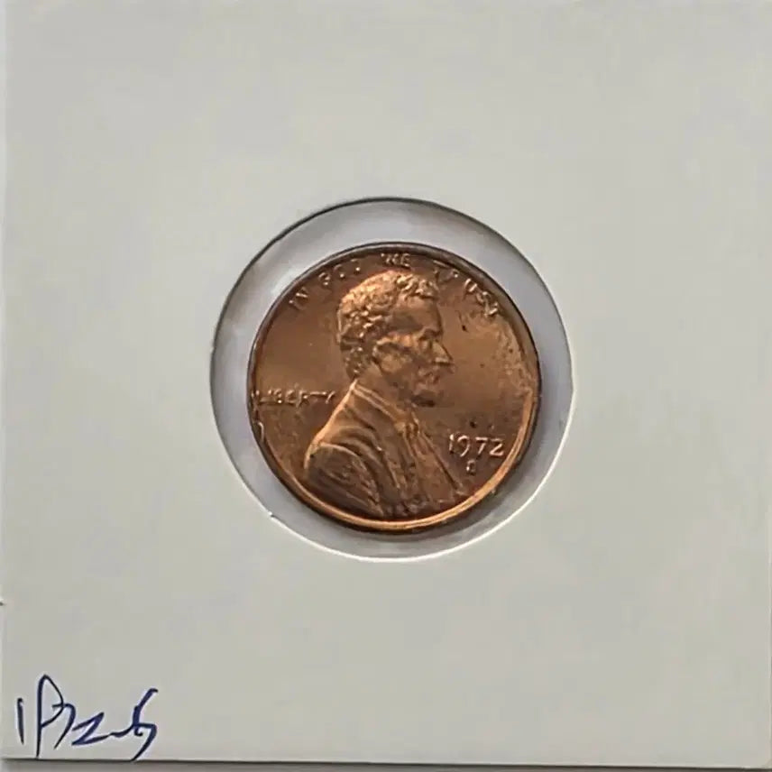 [BUNJANG] 1972-S Lincoln Cent Uncirculated Penny / 링컨 1센트 1972_S 년도 미사용 페니