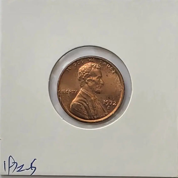 [BUNJANG] 1972-S Lincoln Cent Uncirculated Penny / 링컨 1센트 1972_S 년도 미사용 페니