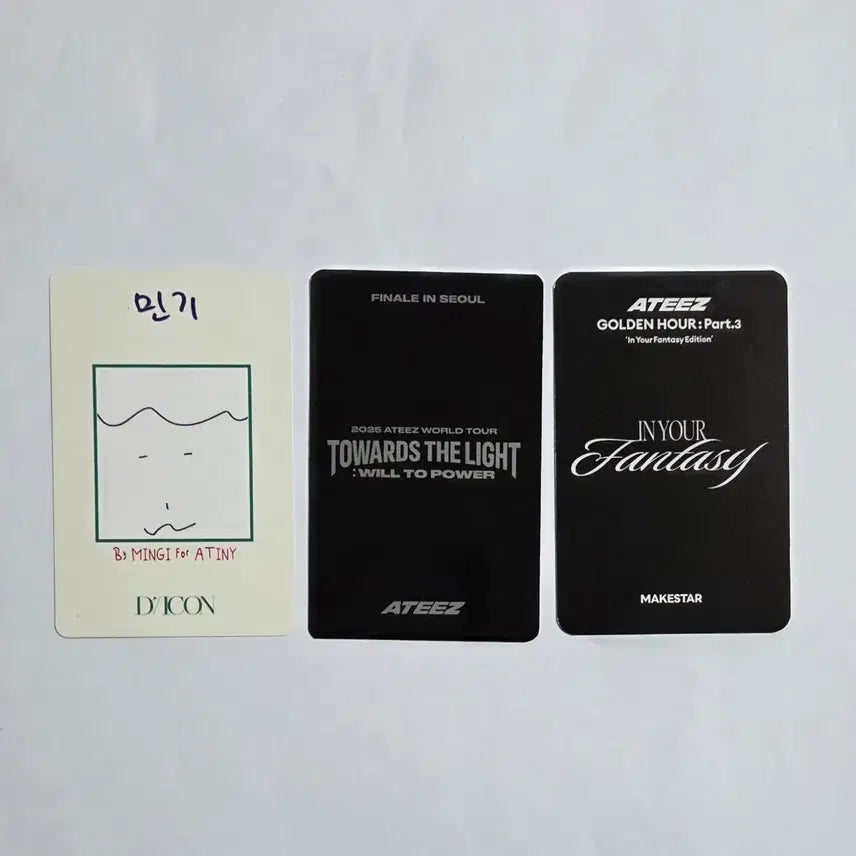 [BUNJANG] ATEEZ Mingi World Tour YES24 Makestar POB Bundle Set Photocard / ATEEZ 에이티즈 민기 월드투어 예사 메이크스타 특전 포카