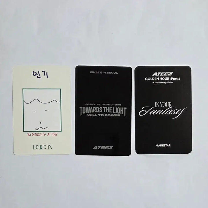 [BUNJANG] ATEEZ Mingi World Tour YES24 Makestar POB Bundle Set Photocard / ATEEZ 에이티즈 민기 월드투어 예사 메이크스타 특전 포카